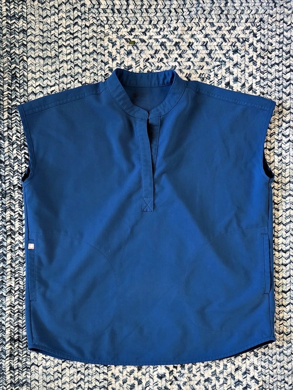 FIGS Technical Collection Rafaela Oversized Top Blue